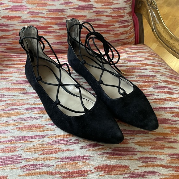 Calvin Klein Shoes - Calvin Klein black lace-up flats